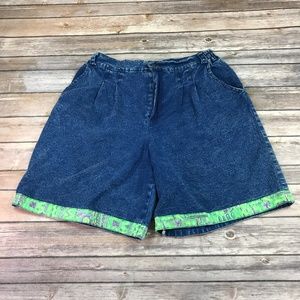 Vintage Retro High Waist Short Denim Sz 27" N294